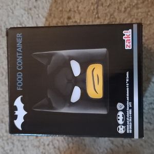 Loot Crate Batman food container and Batman key chain
